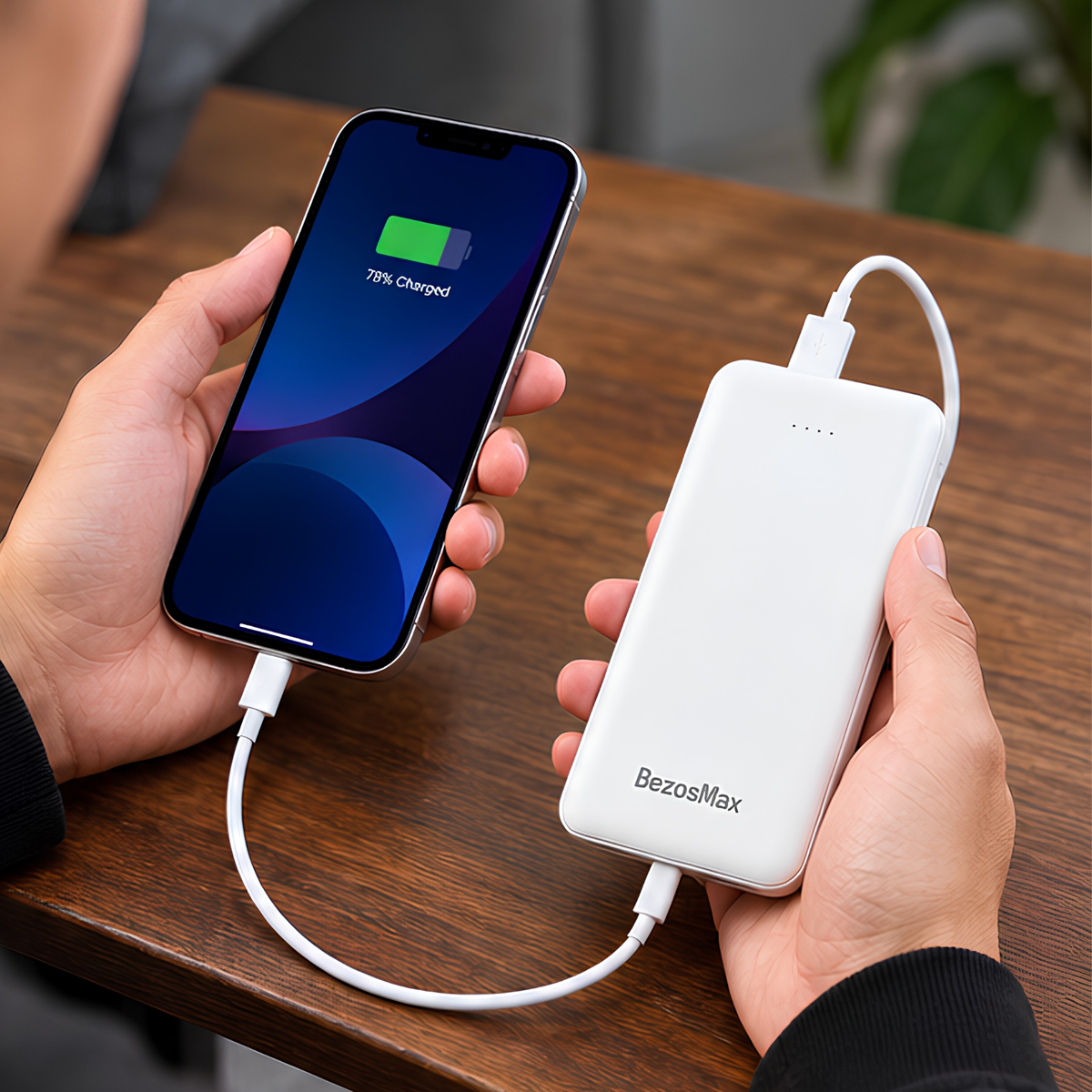 BezosMax 10,000mAh Portable Power Bank – Fast & Reliable USB Charging-FREE SHIPPING