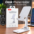 Adjustable Foldable Desk Phone Stand – Multi-Angle Smartphone Holder for Home & Office