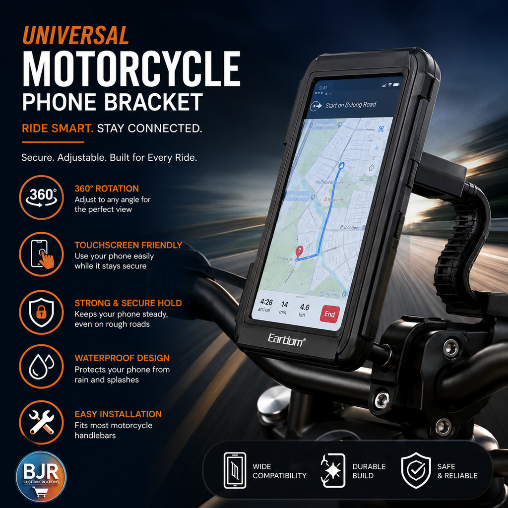 📱 Motorcycle & Bicycle Waterproof Phone Holder