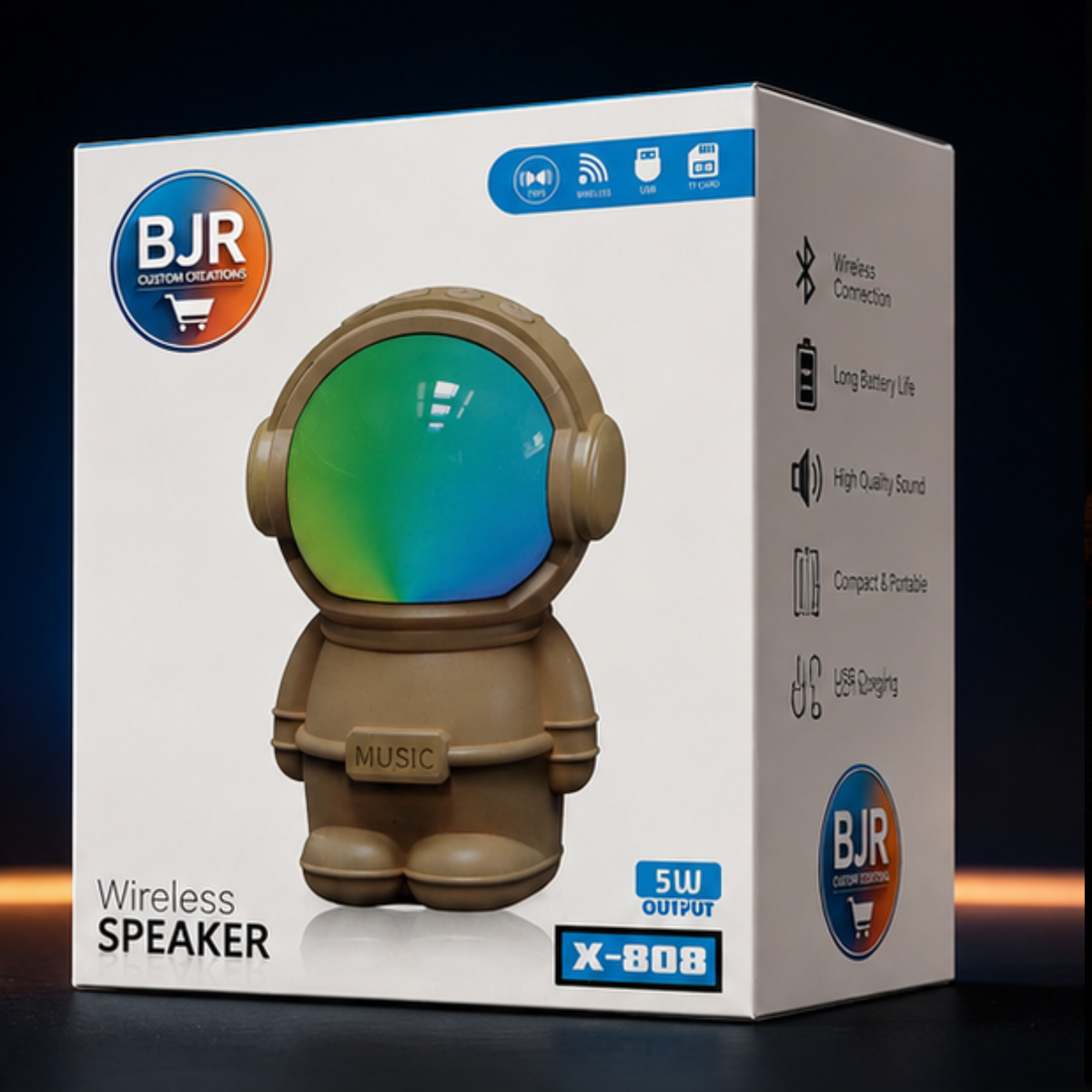 🚀 Astronaut X-808 Portable Wireless Speaker