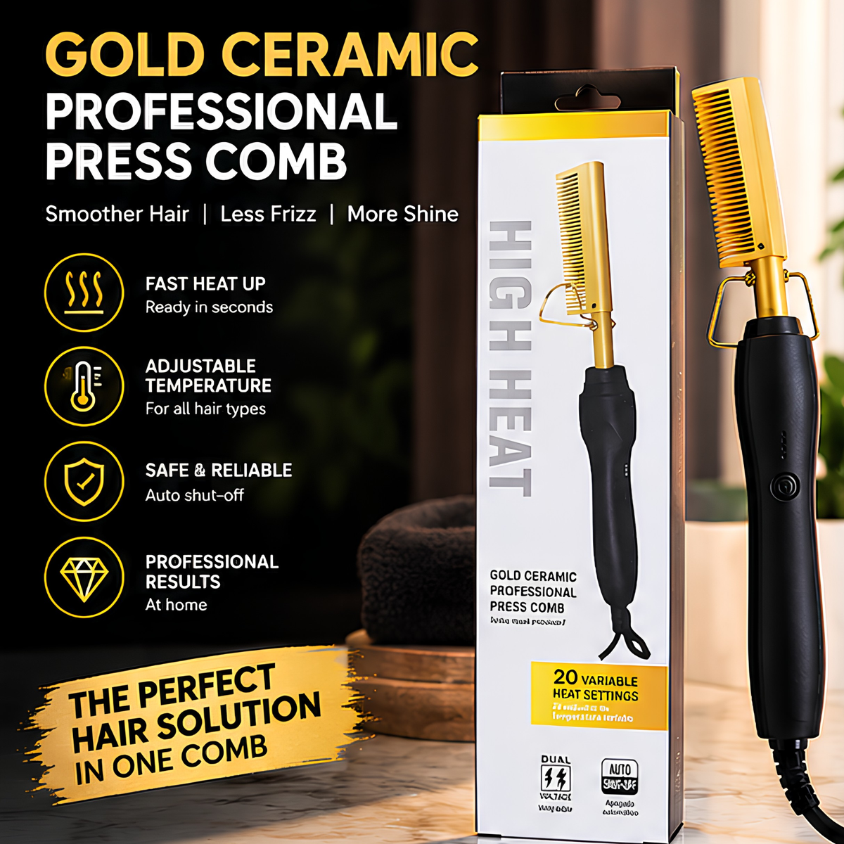 Complete Hair Styling Combo – Straighten, Smooth & Style With Ease