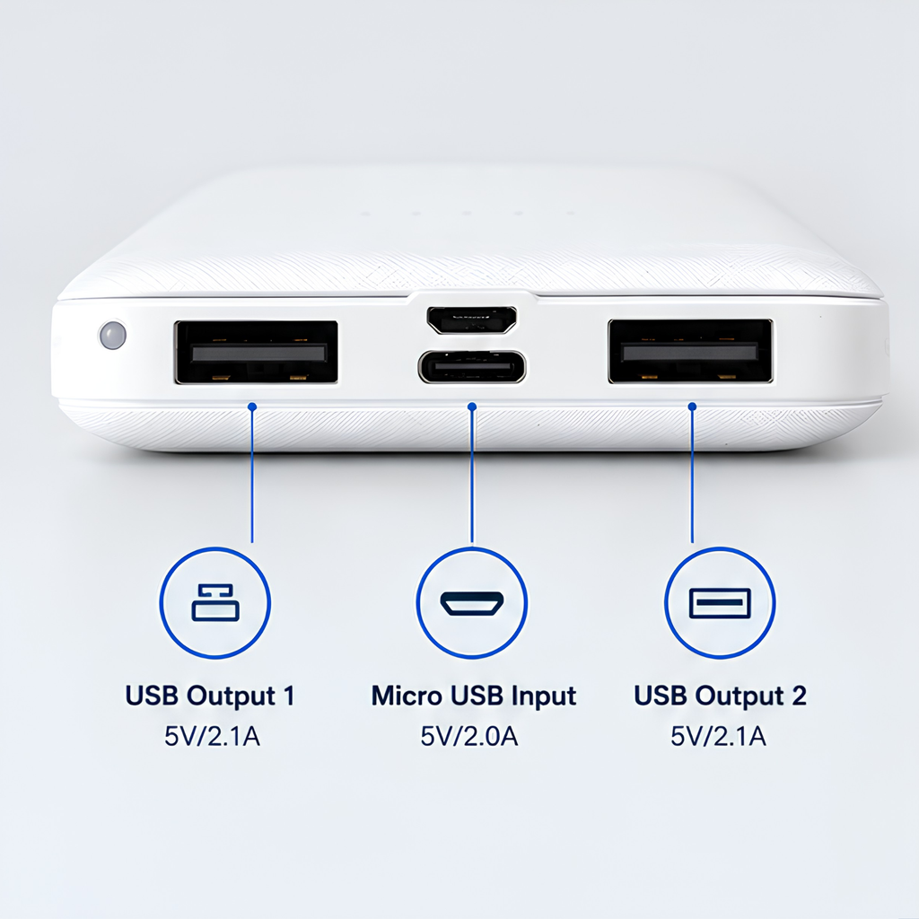 BezosMax 10,000mAh Portable Power Bank – Fast & Reliable USB Charging-FREE SHIPPING