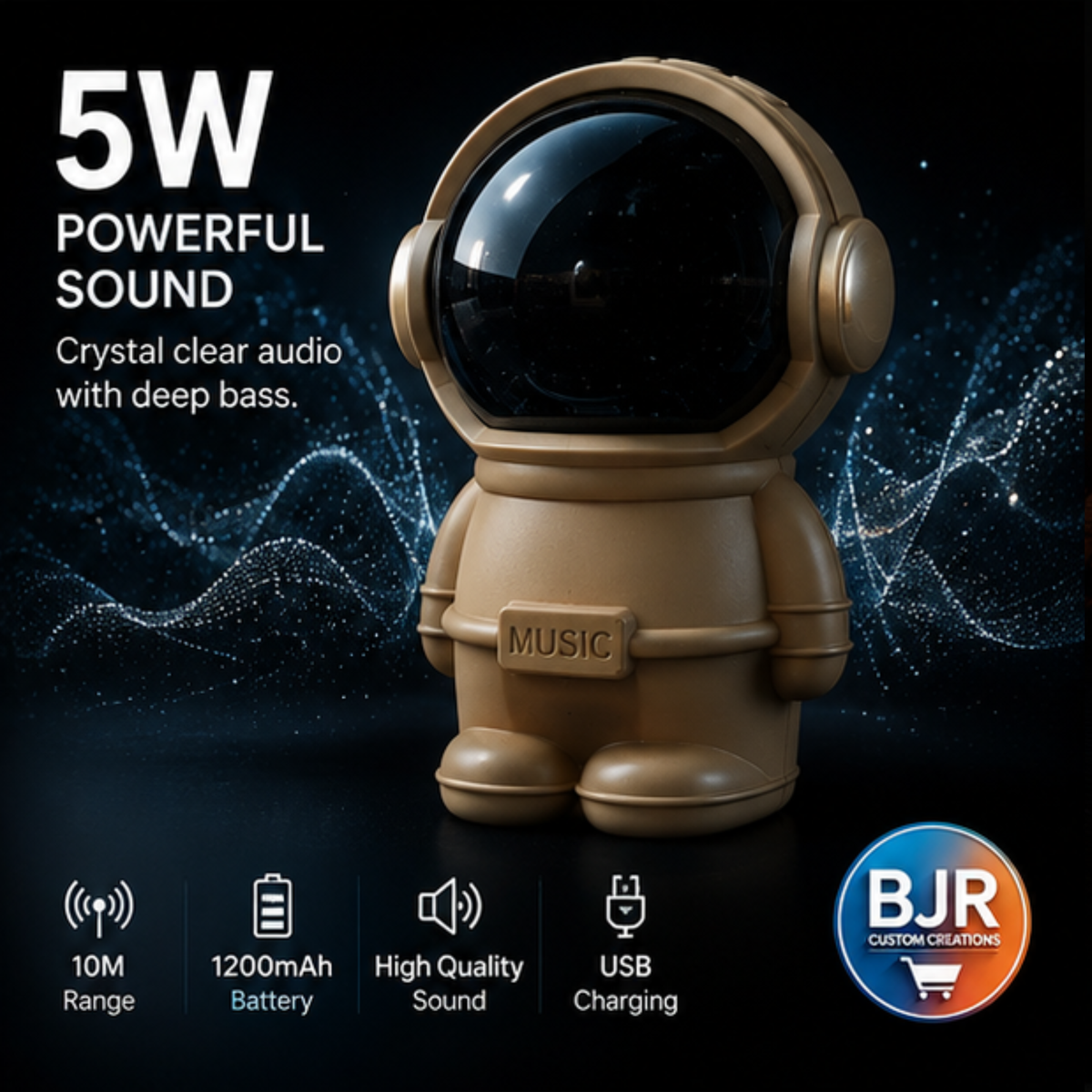 🚀 Astronaut X-808 Portable Wireless Speaker