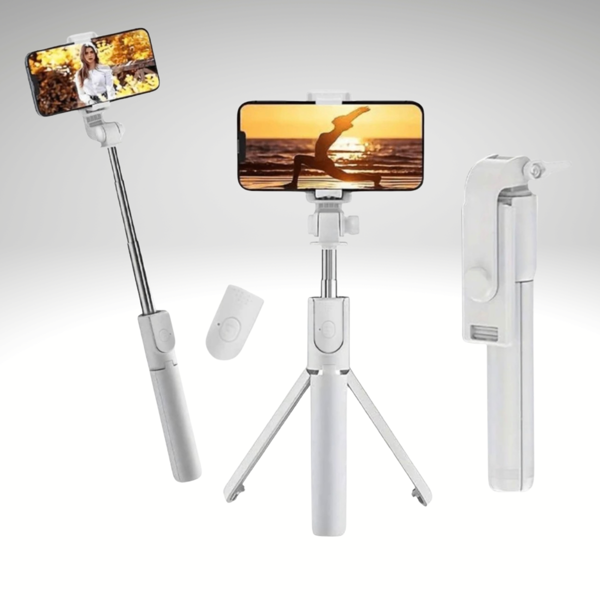 3-in-1 Selfie Stick Tripod with Phone Holder
