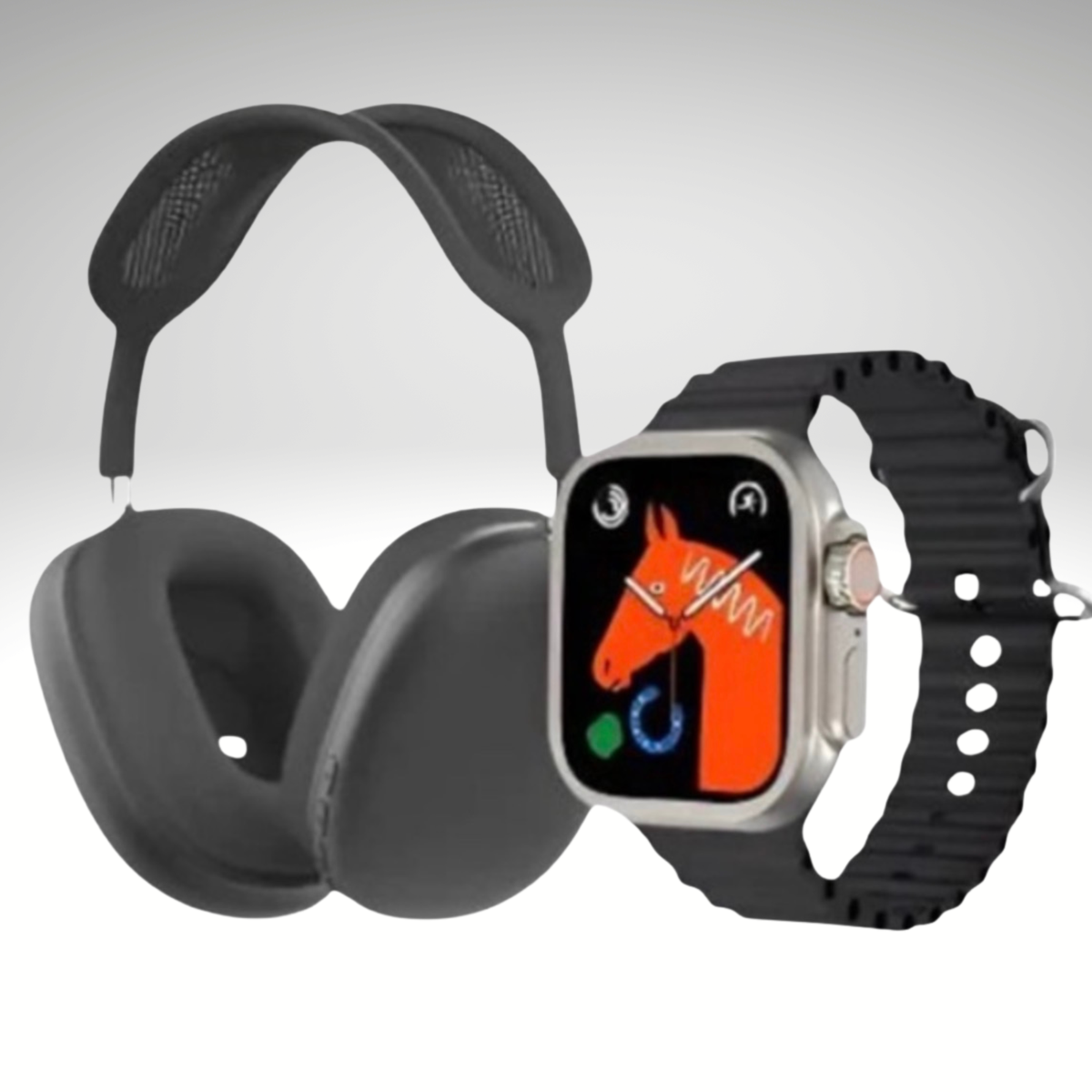 P9 Ultra 2 Smartwatch & Wireless Headphones Combo