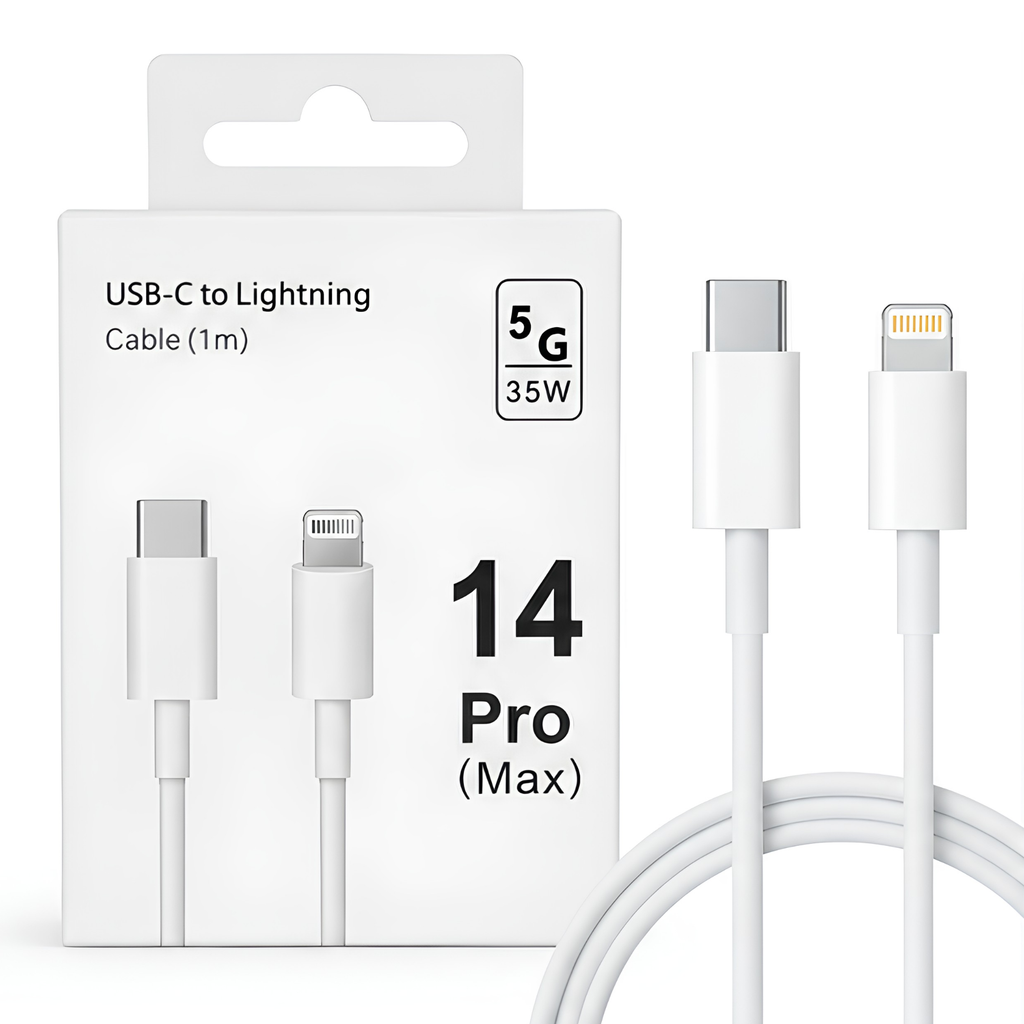 🔌 USB-C to USB-C-LIGHTNING Fast Charge Cable – 1m