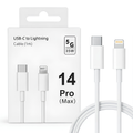 🔌 USB-C to USB-C-LIGHTNING Fast Charge Cable – 1m